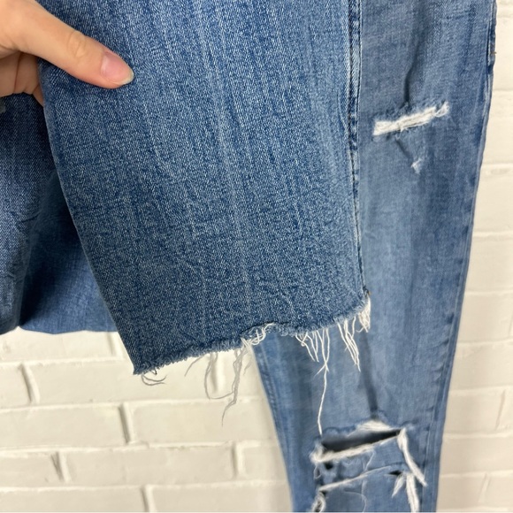 Abercrombie + Fitch Curve Love Ankle Straight Ultra High Rise Jeans Size 27/4 - Picture 8 of 10